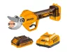 INGCO Akkus metszőolló 30 mm szénkefe nélküli 20 V (1 x 2,0 Ah akku + töltő)