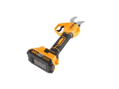 INGCO Akkus metszőolló 30 mm szénkefe nélküli 20 V (1 x 2,0 Ah akku + töltő)