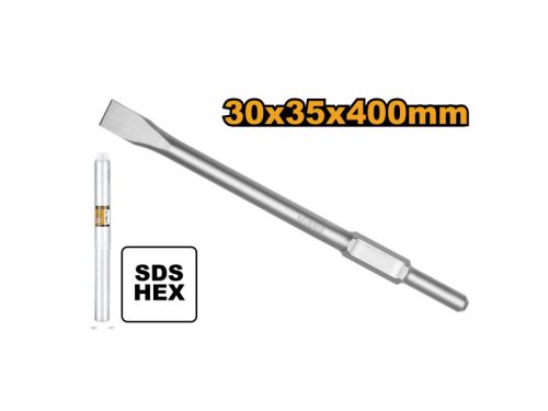 INGCO Lapos vésőszár 30 x 400 mm Hex
