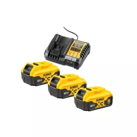   DEWALT XR Akkumulátor és töltő szett 18 V (3 x 5 Ah akku) DCB1104P3