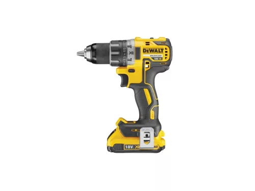 DEWALT Akkus fúrócsavarozó 18 V szénkefe nélküli 70Nm (2 x 2,0 Ah akku + töltő) DCD791D2