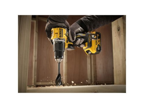 DEWALT Akkus ütvefúró-csavarozó kompakt 18 V szénkefe n. 74Nm (akku + töltő nélkül + TSTAK)