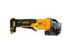 DEWALT Akkus sarokcsiszoló lapátkapcsolós 125 mm 18 V szénkefe nélküli (Akku + töltő nélkül)