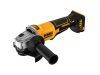 DEWALT Akkus sarokcsiszoló lapátkapcsolós 125 mm 18 V szénkefe nélküli (Akku + töltő nélkül)