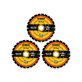   DEWALT EXTREME Fűrésztárcsa fához 190 x 30 x 1,65 mm / 24T (3 db)
