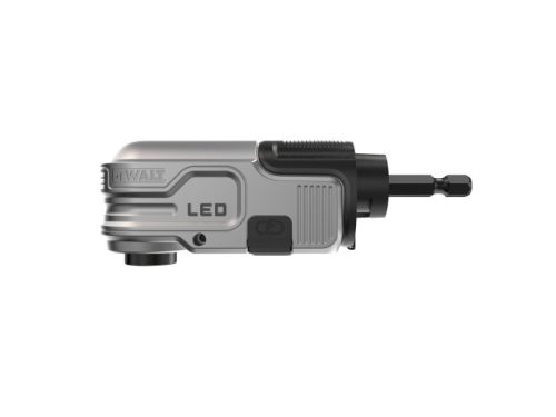 DEWALT Flextorq Sarokcsavarozó adapter LED világítással 1/4" Hex (USB kábellel)