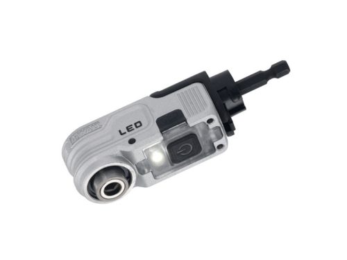 DEWALT Flextorq Sarokcsavarozó adapter LED világítással 1/4" Hex (USB kábellel)