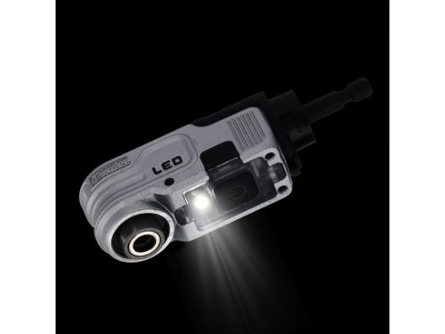 DEWALT Flextorq Sarokcsavarozó adapter LED világítással 1/4" Hex (USB kábellel)