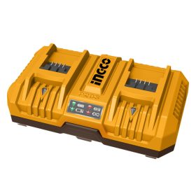 INGCO Dupla akkumulátor töltő 8,0 A 20 V
