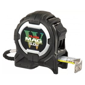   TAJIMA W-Mag Mérőszalag 5 m x 25 mm kétoldalon skálázott, mágneses házzal