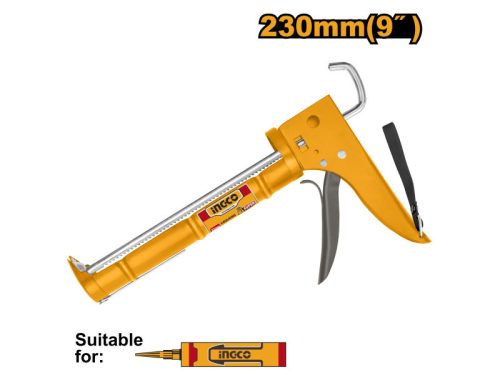 INGCO Kittkinyomó pisztoly 230 mm erősített