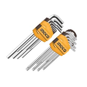 INGCO Hosszú torx és imbuszkulcs készlet 18 részes