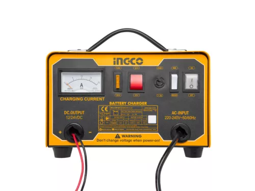 INGCO Akkumulátor töltő 12/24 V 9/4 A 28-180 Ah