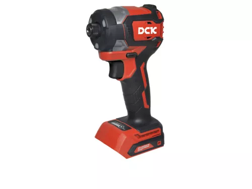 DCK Akkus ütvecsavarozó 1/4" 208 Nm szénkefe nélküli 20 V (akku és töltő nélkül)