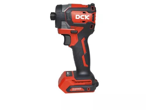 DCK Akkus ütvecsavarozó 1/4" 208 Nm szénkefe nélküli 20 V (akku és töltő nélkül)