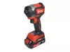 DCK Akkus ütvecsavarozó 1/4" 208 Nm szénkefe nélküli 20 V (1 x 4,0 Ah akku + töltő)