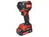 DCK Akkus ütvecsavarozó 1/4" 208 Nm szénkefe nélküli 20 V (1 x 4,0 Ah akku + töltő)