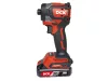 DCK Akkus ütvecsavarozó 1/4" 208 Nm szénkefe nélküli 20 V (1 x 4,0 Ah akku + töltő)