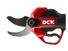 DCK Akkus metszőolló 35 mm szénkefe nélküli 20 V (1 x 2,0 Ah akku + töltő)