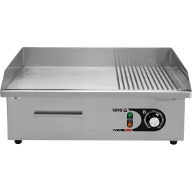   YATO GASTRO Grill 550 mm 3000 W lapos és bordázott sütőlap
