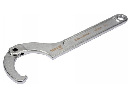 YATO Állítható körmös kulcs 80-120 mm / 340 mm CrV