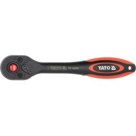   YATO Racsnis hajtószár 1/4" 144 mm 72T hajlított szár CrV