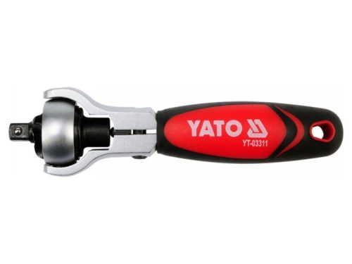 YATO Racsnis hajtószár 1/4" 72T 115 mm forgó fejes CrV