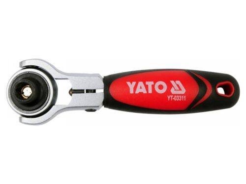 YATO Racsnis hajtószár 1/4" 72T 115 mm forgó fejes CrV