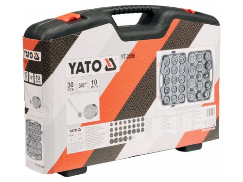YATO Olajszűrő leszedő készlet 30 részes 3/8"