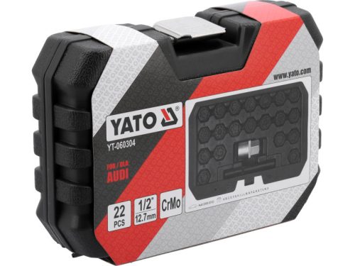 YATO Audi kerékőr csavar leszedő készlet 22 részes