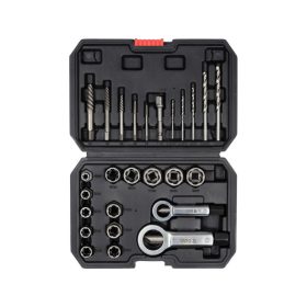   YATO Törtcsavar és anya kiszedő készlet 26 részes 3/8"