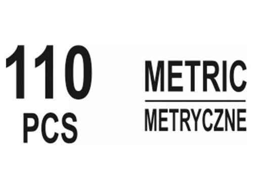 YATO Zsírzógomb (zsírzófej) készlet 110 db