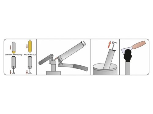YATO Karos zsírzó 500 cm3 7-70 MPa állítható nyomás