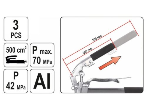 YATO Karos zsírzó 500 cm3