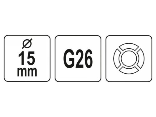 YATO Zsírzófej 4 pofás az YT-07041 karos zsírzóhoz