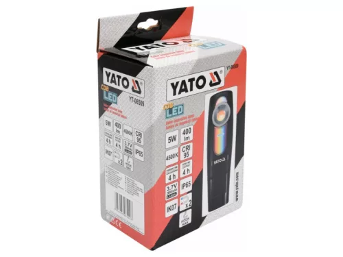 YATO Akkus LED színvizsgáló lámpa 400 lm 5 W