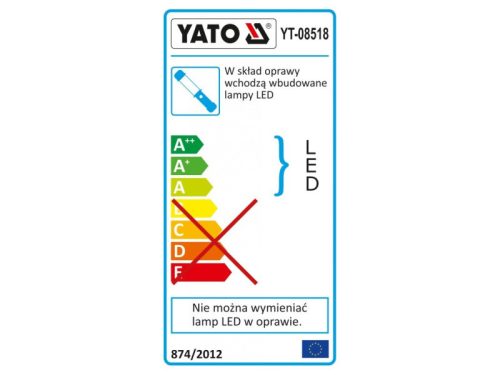 YATO Akkus szerelő LED lámpa 5 W+3 W