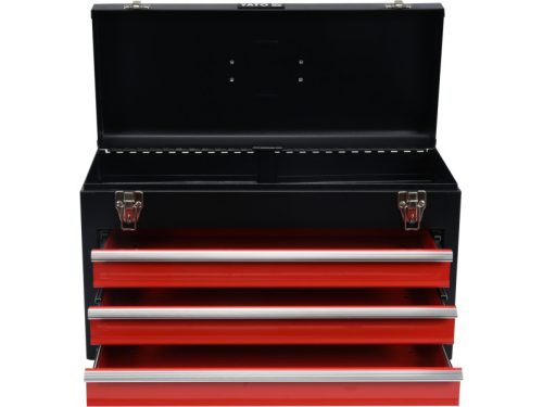 YATO Szerszámosláda fém 3 fiók