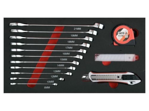 YATO Moduláris szerszámkocsi szerszámokkal 78 részes