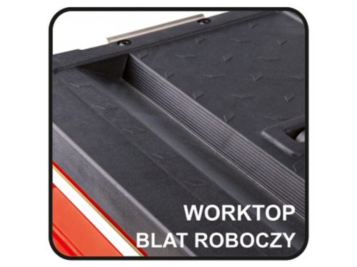 YATO Szerszámosláda fém (2 fiókos) 500 x 250 x 18 mm