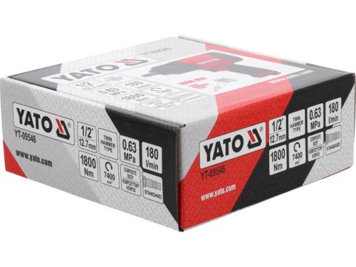 YATO Pneumatikus ütvecsavrozó 1/2" 1800 Nm