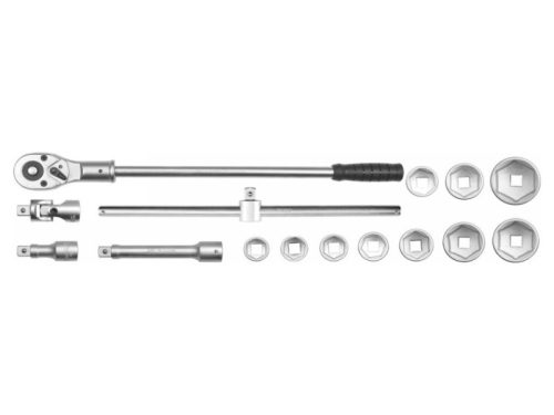 YATO Dugókulcs készlet 15 részes 3/4" 30-60 mm CrV