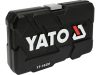 YATO Dugókulcs készlet 20 részes 1/4" 3,5-14 mm CrV