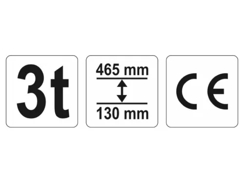YATO Hidraulikus krokodil emelő 3 t