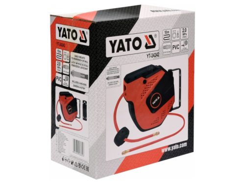 YATO Automata pneumatikus tömlődob 8 mm x 10 m