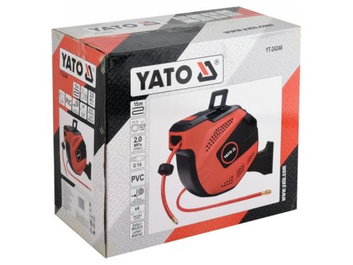 YATO Automata pneumatikus tömlődob 15 m