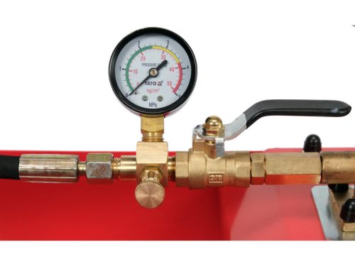 YATO Kézi nyomáspróba szivattyú 12 liter 5 bar