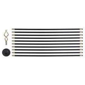   YATO Csőtisztító készlet 12 részes 9,2 m/20 mm (flexibilis rúd 10x93,2 cm)