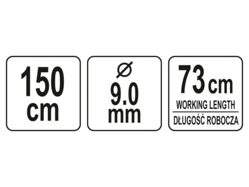 YATO Csőtisztító spirál 1,5 m