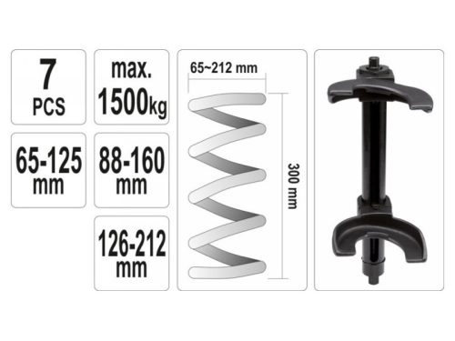 YATO Macpherson rugóösszehúzó cserélhető pofákkal